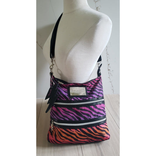 Betseyville Crossbody Bag Pink Zebra1