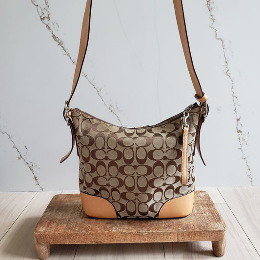 Coach Leather Bag Brown Everyday Work Carryall Crossbody1