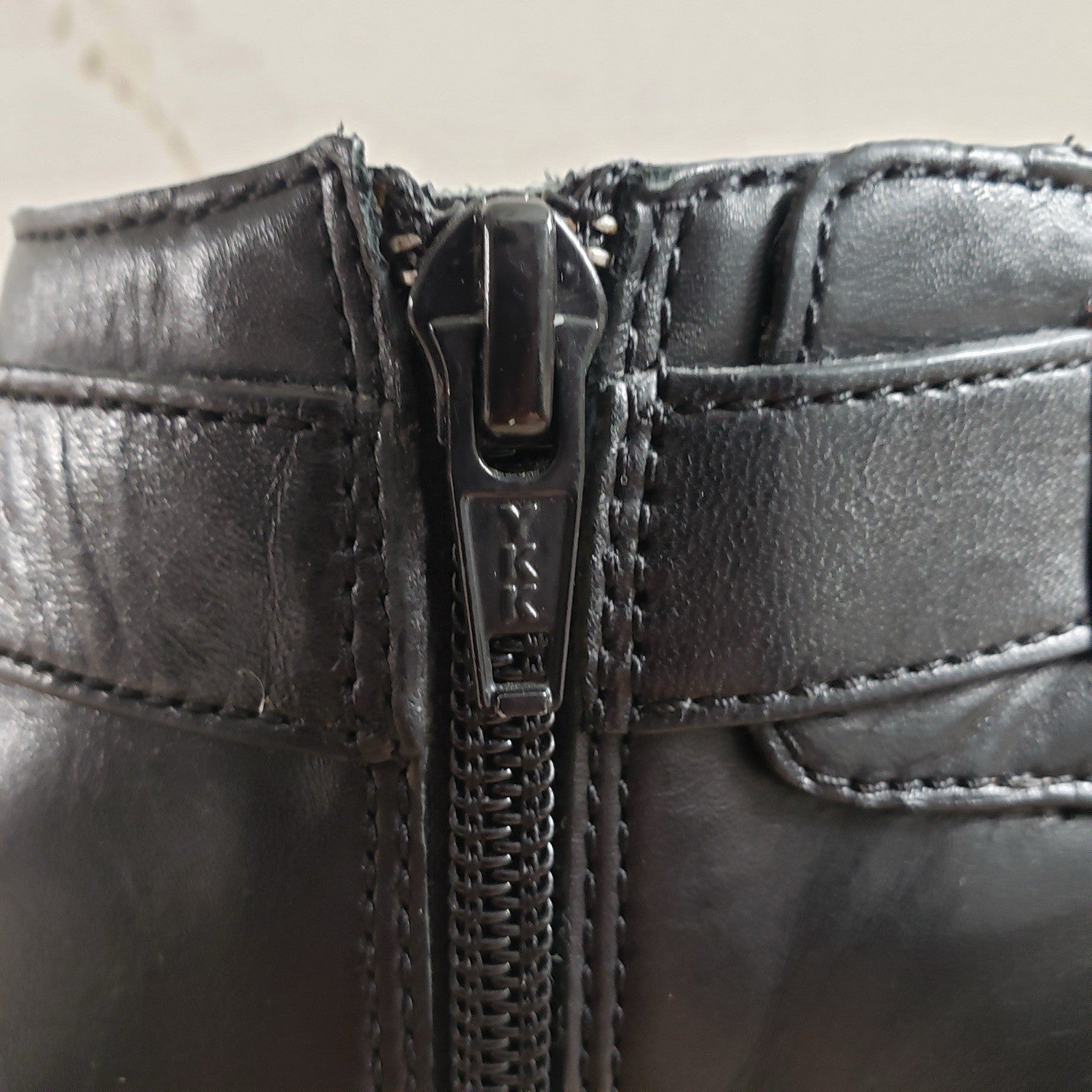 COACH Boots Womens 6.5 Black Sondra Leather High Heel Belted Booties8