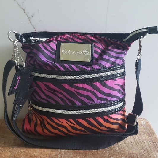 Betseyville Crossbody Bag Pink Zebra0