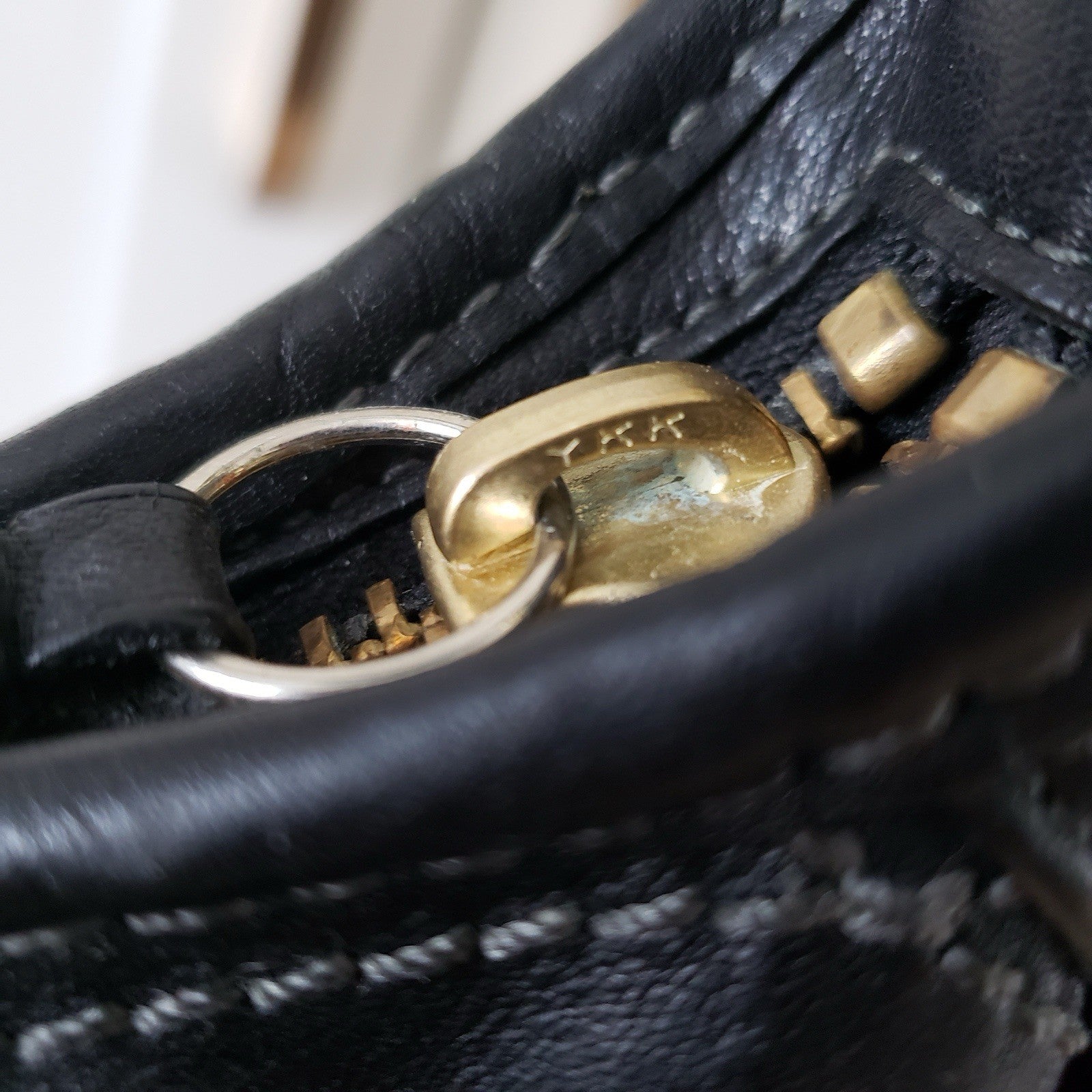 Coach Crossbody Bag Bleeker Black Signature Canvas Leather Trim Bucket Purse 7