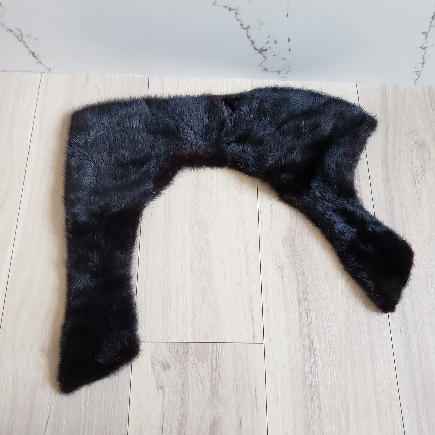 The French Room Miss Alice Muskrat Fur Collar Wrap Womens Brown Vtg Lined Prom6