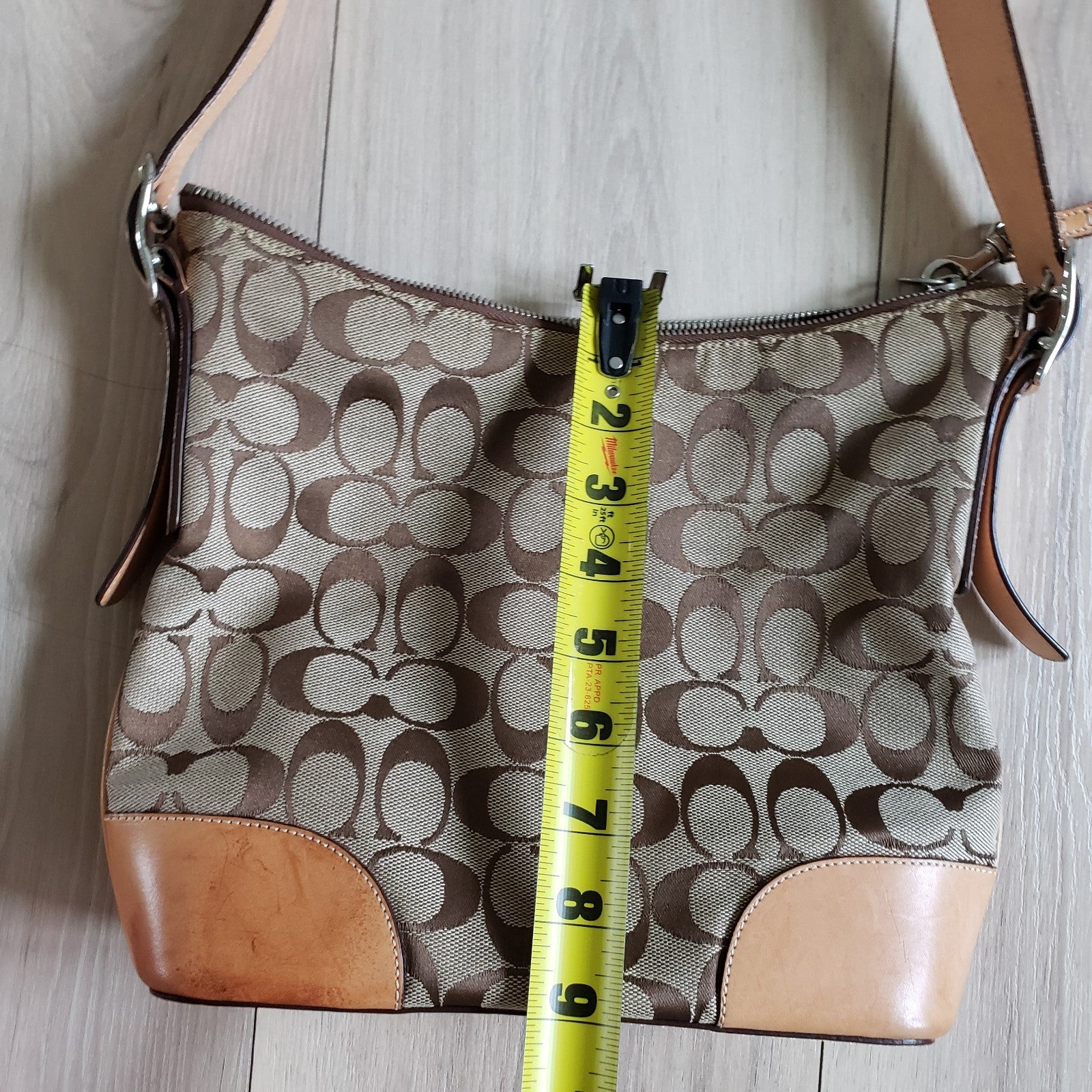 Coach Leather Bag Brown Everyday Work Carryall Crossbody5