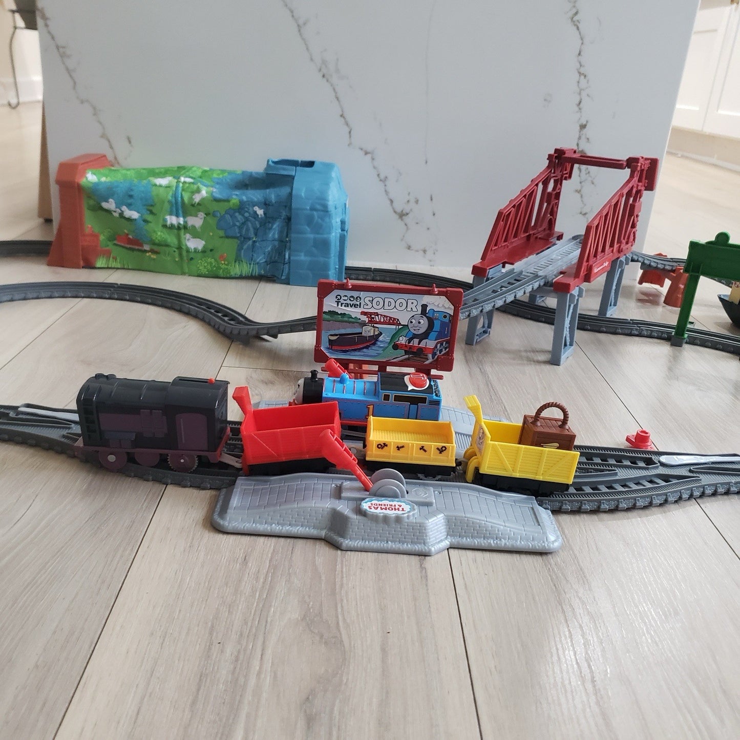 Thomas Friends Train Set Talking Thomas Engine Sounds Complete Track Toy4
