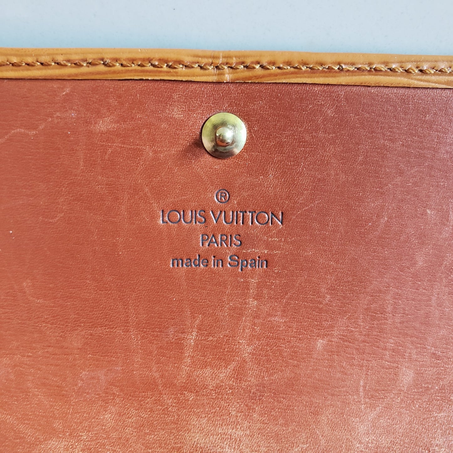 Louis Vuitton Epi Leather Wallet Brown French Flap Clutch VTG Spain LV with Dust8
