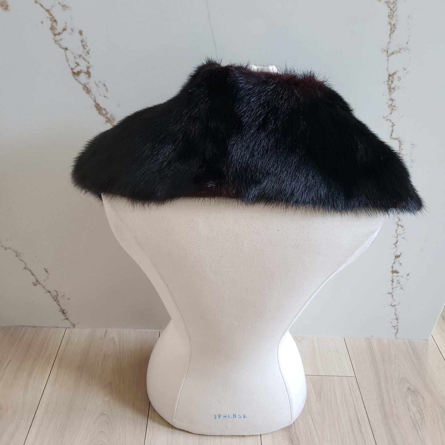 The French Room Miss Alice Muskrat Fur Collar Wrap Womens Brown Vtg Lined Prom2