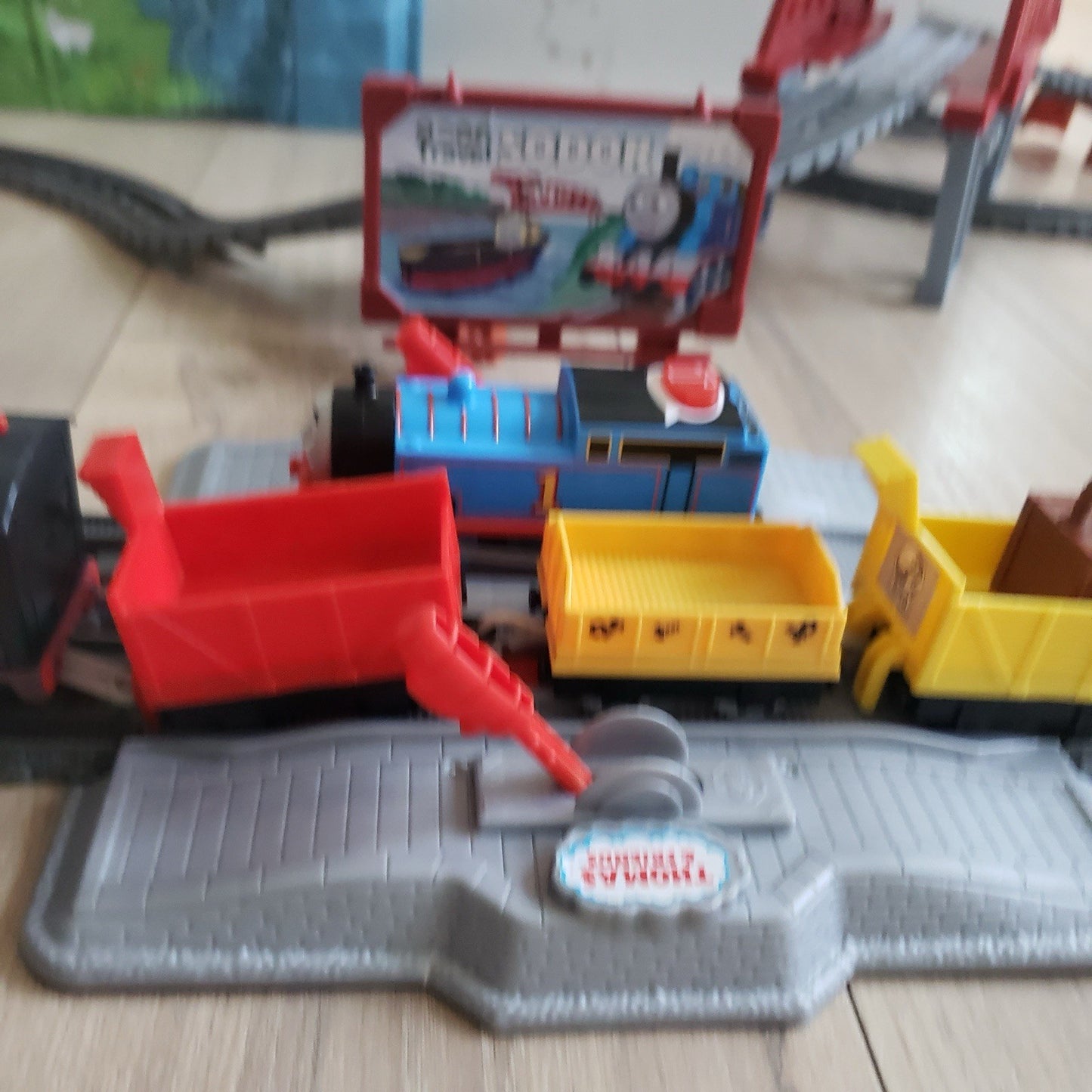 Thomas Friends Train Set Talking Thomas Engine Sounds Complete Track Toy3