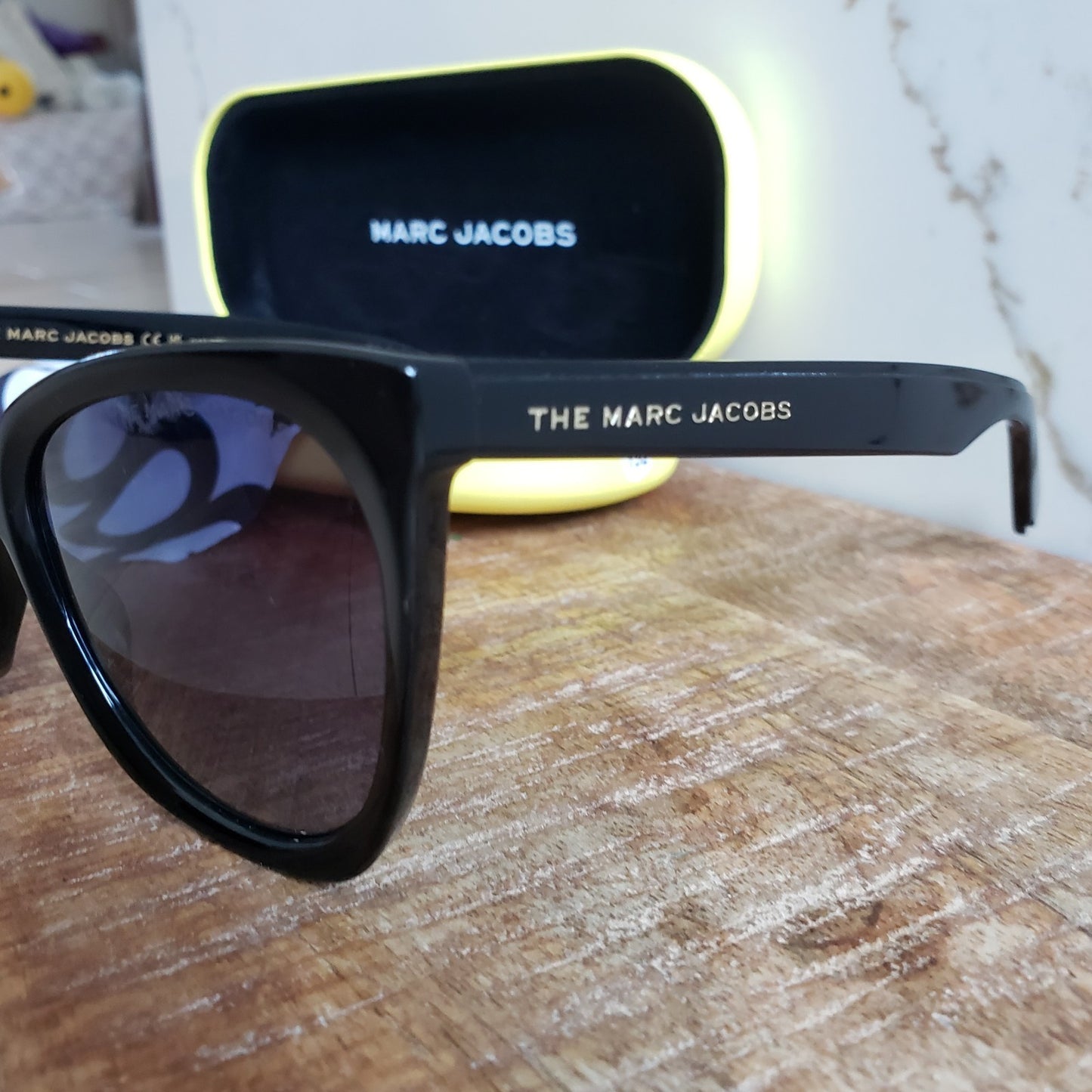 Marc Jacobs Sunglasses Womens Black Square Cat 3 Lens 506FS4