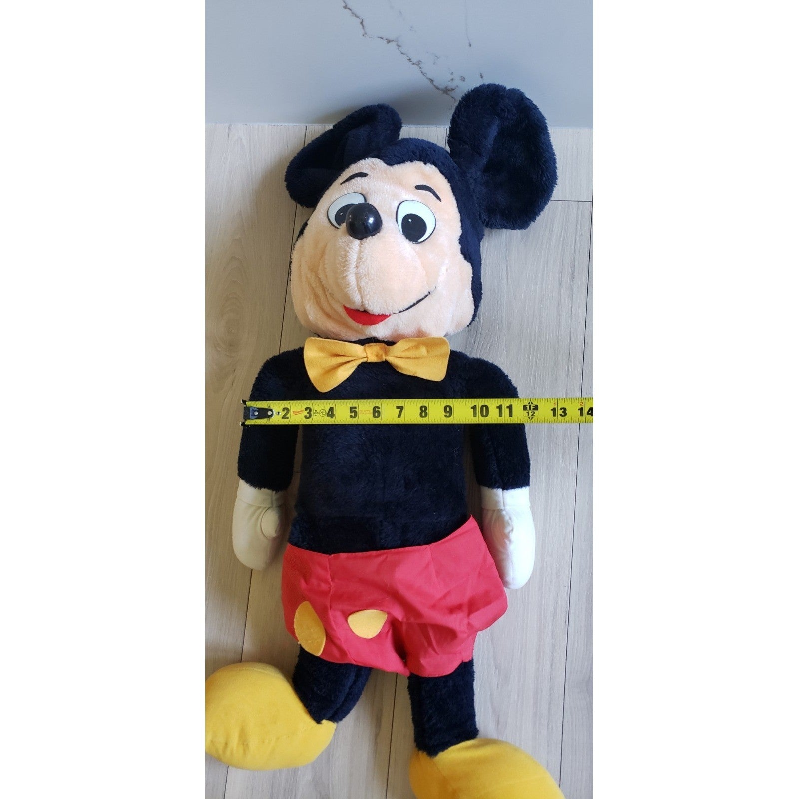 VTG Knickerbocker Mickey Mouse Plush 31 Inch Jumbo Walt Disney 1980s3