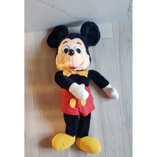 VTG Knickerbocker Mickey Mouse Plush 31 Inch Jumbo Walt Disney 1980s0